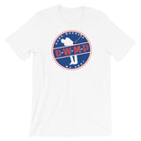 DWMP Red, White, Blue Logo Tee