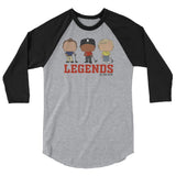 LEGENDS OF THE GAME 3/4 sleeve raglan shirt