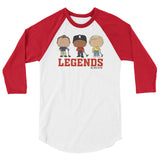 LEGENDS OF THE GAME 3/4 sleeve raglan shirt