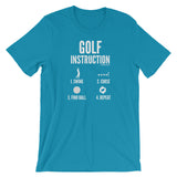 Golf Instruction Tee Shirt