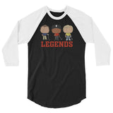 LEGENDS OF THE GAME 3/4 sleeve raglan shirt