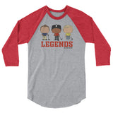 LEGENDS OF THE GAME 3/4 sleeve raglan shirt