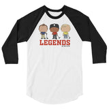 LEGENDS OF THE GAME 3/4 sleeve raglan shirt