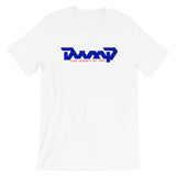 DWMP Throwback Logo Red White Blue Tee Shirt