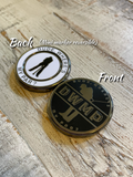 DWMP Classic Duo Ball Marker (Gunmetal)